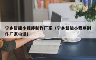 姜堰宁乡智能小程序制作厂家（宁乡智能小程序制作厂家电话）